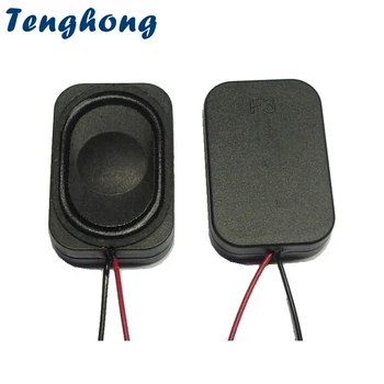 Tenghong 2vnt mini ertmių garsiakalbiai 2030 4Ohm 3W 8Ohm 2W garsiakalbių blokas su kabeliu plokščiaekraniams mašinų garsiakalbiams 20mm * 30mm