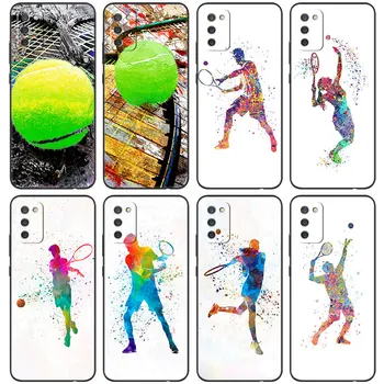 Teniso kamuoliuko sportinis dėklas, skirtas Samsung Galaxy A03S A02S A01 A01 A03 Core A10S A20S A20E A30 A40 A41 A6 A7 A9 A8 + 2018 A5 2017 Viršelis