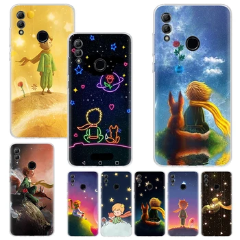 The Little Prince Fox Cartoon Print Soft Case for Huawei Honor 10 9 9X 8A 8X 8S Y5 Y6 Y7 Y9S Phone Shell 20 Lite P Smart Z 50 Pa