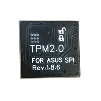 TPM 2.0 šifravimo saugos modulis Nuotolinė kortelė 14 kontaktų SPI TPM2.0 saugos modulis ASUS pagrindinei plokštei