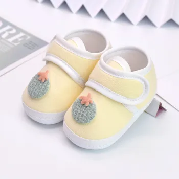 Unisex kūdikių audinio batai Minkštas padas Mažylio batai Kūdikių berniukai Mergaitės Flats Minkšti prewalkers Laisvalaikio princesės batai Pirmieji vaikštynės 2023
