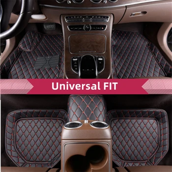 Universal Fit High Side 5PCS Car Front & Rear Floor Mat Liner for HYUNDAI Sonata Elantra Accent Tucson IX35 IX25 Mistra Verna Sa