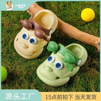 Vaikų skylės sodo batai Vasaros berniukai ir mergaitės Kūdikių šlepetės Maži vaikiški paprasti kvėpuojantys sandalai