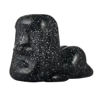 Velykų salos statulos Moai galva Velykų statula su telefono stovu galvos statula kūrybinė nakties šviesa Namų dekoravimas