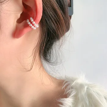 VENTFILLE 925 sterlingų sidabro geometrijos ausies spaustukas moterims Merginos minimalizmas Asmenybė Hip Hop papuošalų dovanų dropshipping