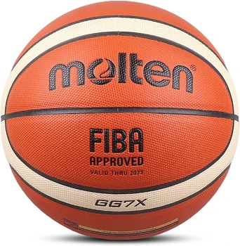 Vidaus lauko krepšinis FIBA Patvirtintas dydis 7 PU Odinių rungtynių treniruotės Vyrų moterų krepšinio baloncesto