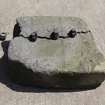 Visiškai nauji skirstytuvai Roko akmuo Roko atsarginės dalys Plieninis akmens skaldytuvas Pleištai 190mm 23mm Priedai Betono uoliena