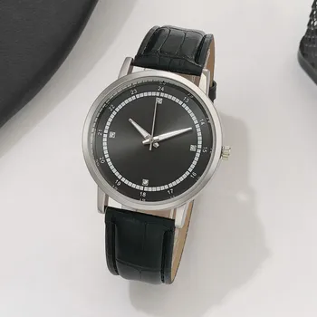 Vyriški laikrodžiai Verslo rankinis laikrodis Prabangus Pu odinis dirželis Analoginiai laikrodžiai Kvarciniai rankiniai laikrodžiai Laikrodis Moteriškas kasdienis paprastas laikrodis