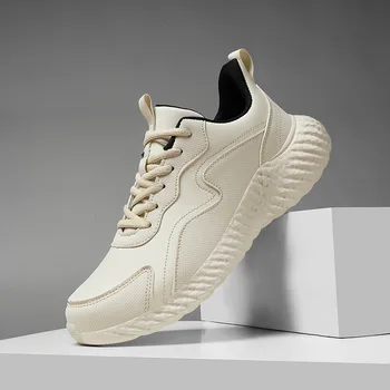 Vyriški odiniai sportiniai bateliai Prabangūs dizainerių batai Tingūs juodi laisvalaikio batai 2023 m Teniso bateliai Lengvi prabangūs vyriški socialiniai batai