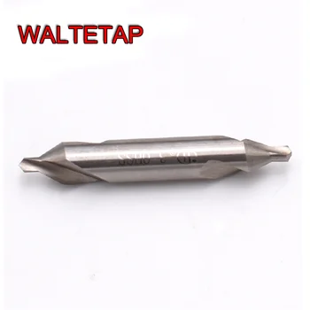 WALTETAP 60 laipsnių centrinis gręžtuvas A tipas 1,0 1,5 2 2,5 3 4 5 6 pilno šlifavimo spiralinis centras didelės spartos plieninis HSS taško skylės gręžtuvas