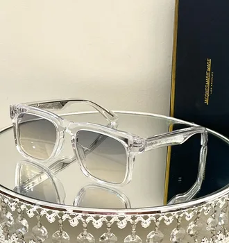WESLEYI Jacques akiniai nuo saulės su dėklu Aukštos kokybės retro aukščiausios kokybės stačiakampis golfas Astaire Vyrai Moterys Žvejyba Kempingo vestuvės