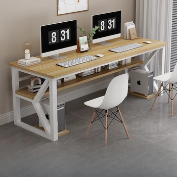 White Storage Office Desks Simple Student Gamer Laptop Stand Study Office Desks Writing Bedroom Muebles Furniture MR50OD