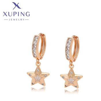 Xuping Papuošalai Karšta Aukštos kokybės Naujosios mados mažytės dėmės formos aukso spalvos auskarai moterims Merginos Valentino dienos dovanos X000786884
