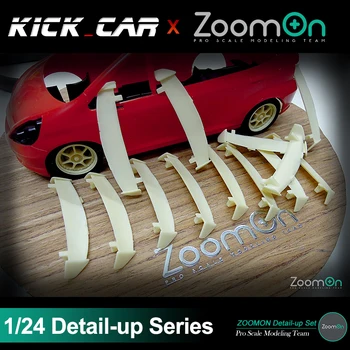 ZoomOn Z008 1/24 Model Vehicle Mugen spoiler Detalių rinkinys Modelis Car Vehicle Suite Rankų darbo menas
