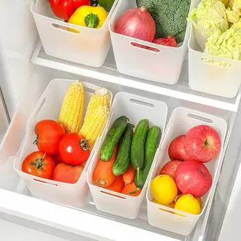 Šaldytuvo laikymo krepšelis Tuščiavidurė rankena Lankstus PE Daržovės Vaisiai Šaldytuvas Organizatorius Dėžutė Maisto konteineris