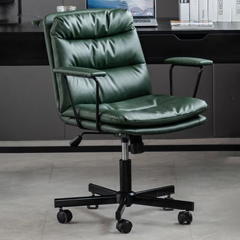 Šiuolaikinės studijų biuro kėdės Paprastas keltuvas Pasukama kompiuterio kėdė Europos biuro dizainas Kūrybinis fotelis Mokytis Atgal Žaidimo kėdė