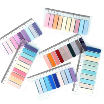 60 spalvų Rašomi Morandi lipnūs skirtukai Keičiamų spalvų puslapių žymekliai Skaidrūs lipnių lapelių skirtukai, Pašto lazdelė